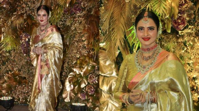 Happy Birthday Rekha: Kanjeevaram To Banarasi, A Look At The Actress`s Saree Collection
