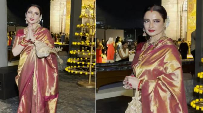 Happy Birthday Rekha: Kanjeevaram To Banarasi, A Look At The Actress`s Saree Collection