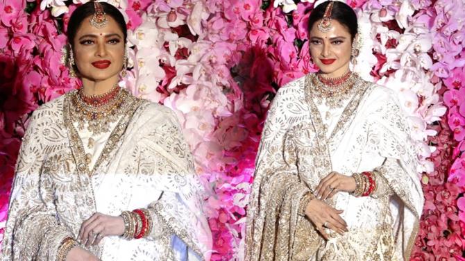 Happy Birthday Rekha: Kanjeevaram To Banarasi, A Look At The Actress`s Saree Collection