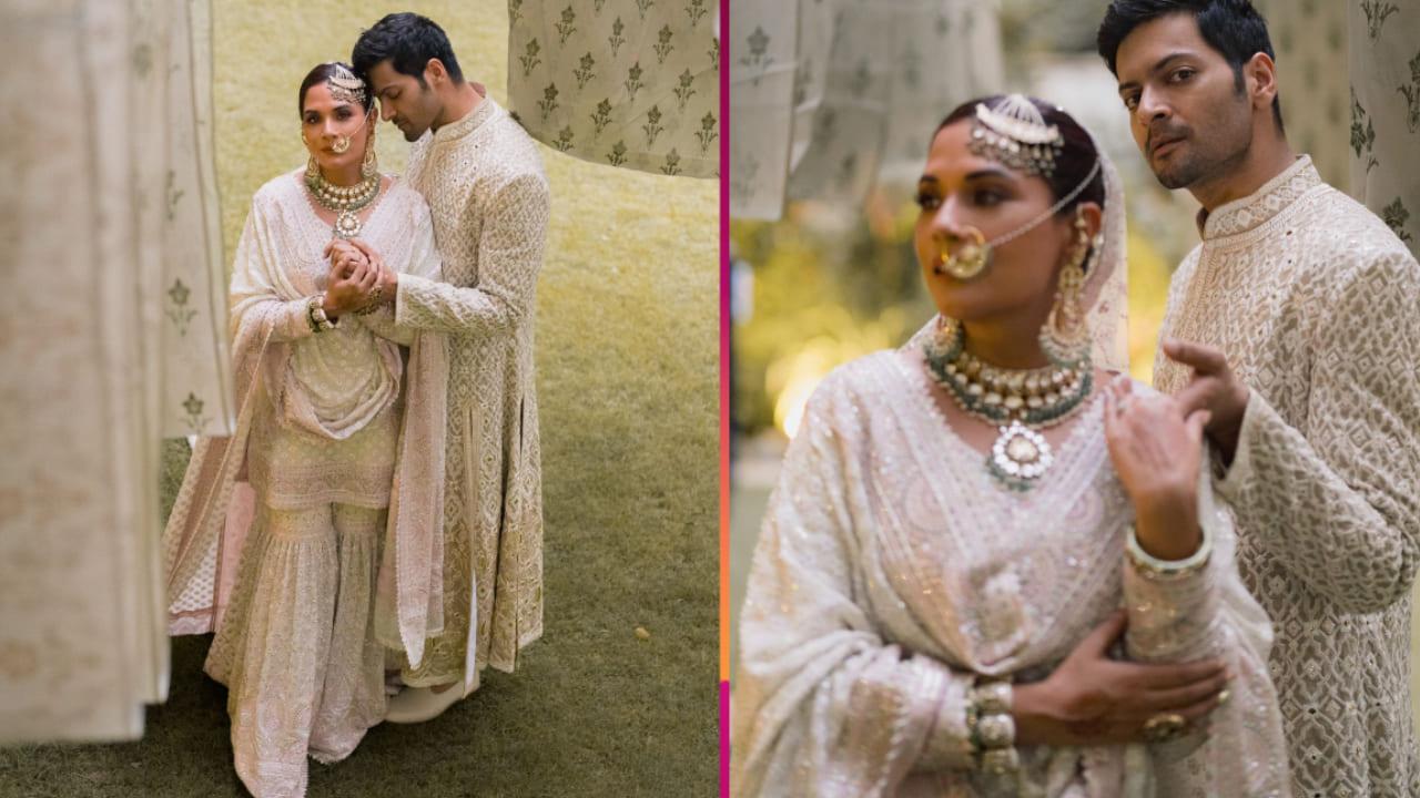 Ahead Of Their Wedding, Richa Chadha And Ali Fazal`s Royal Look Is Breathtaking Vision In White
