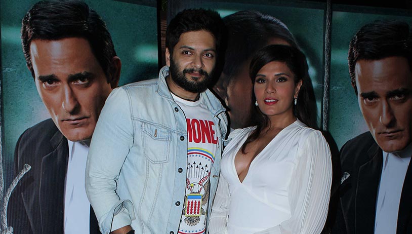 Vicky Kaushal, Ali Fazal attend special screening of Richa Chadhas Section 375