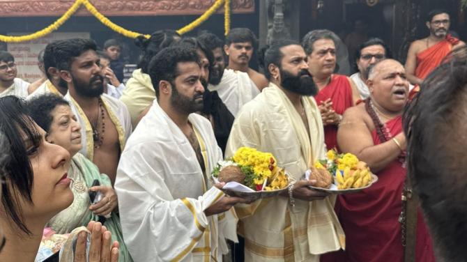 Jr NTR Fulfils His Mother’s Dream: A Heartwarming Temple Visit to Kundapura