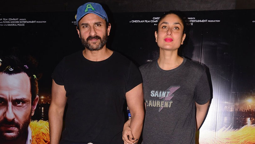 Kaalakaandi: Kareena Kapoor Khan joins hubby Saif at special screening