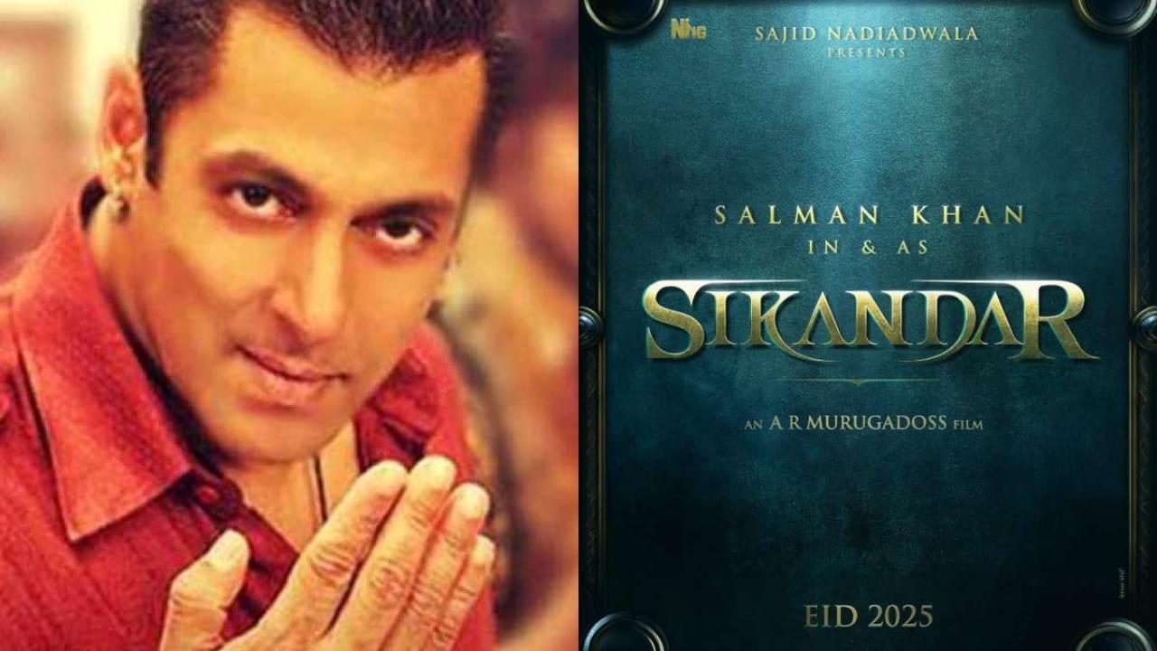Salman Khan Gives Special Eidi To His Fans, Announces Film `Sikandar` With AR Murgadoss