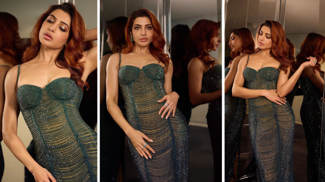 Glittery Green Gown