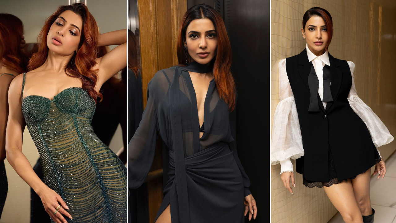 samantha ruth prabhu`s fashion moments 2024