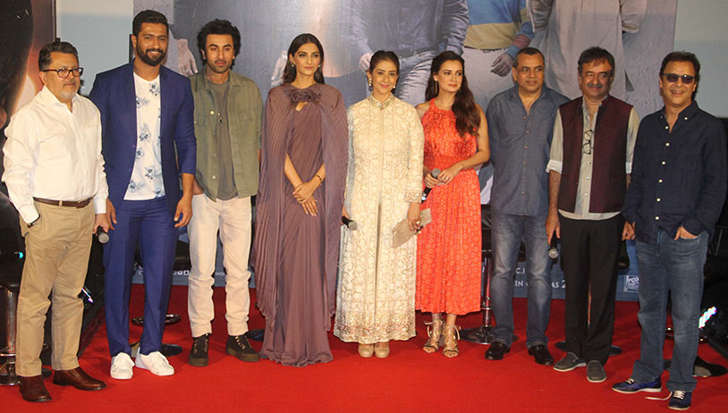 Sanju Trailer Launch brings the entire cast together