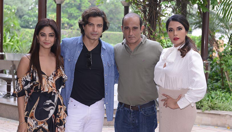 Richa Chadha, Akshaye Khanna, Meera Chopra, Rahul Bhat promote Section 375 in New Delhi