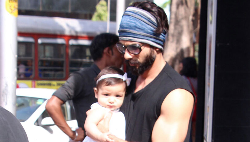 Shahid Kapoor steps out for lunch with Mira and Misha