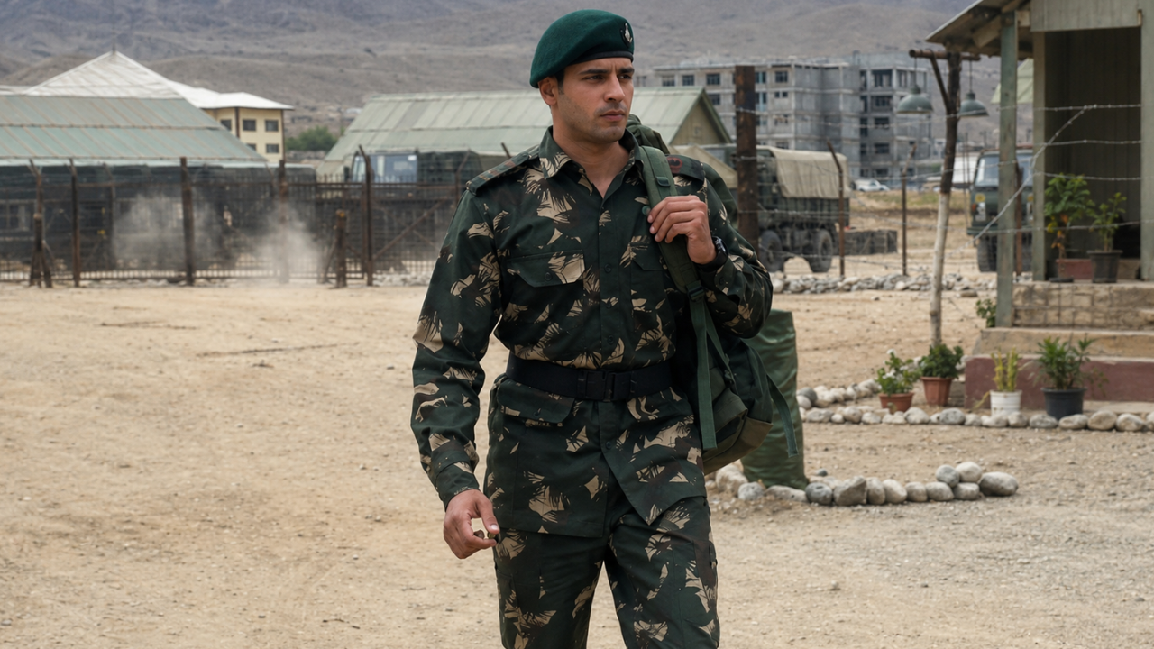Sidharth Malhotra in "Shershaah"