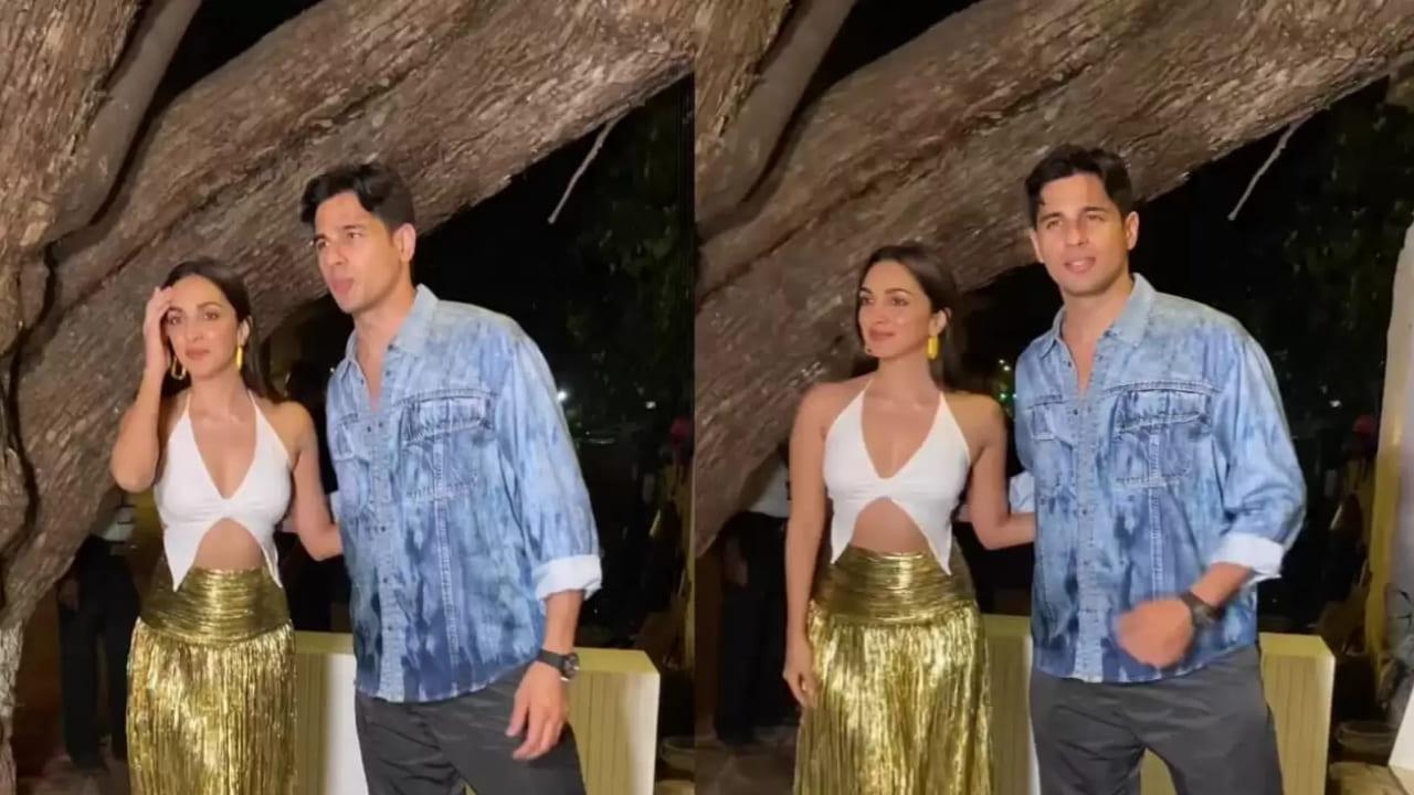 Bollywood`s Cutest Couple Sidharth Malhotra And Kiara Advani Seen Together At Ashvini Yardi`s Party