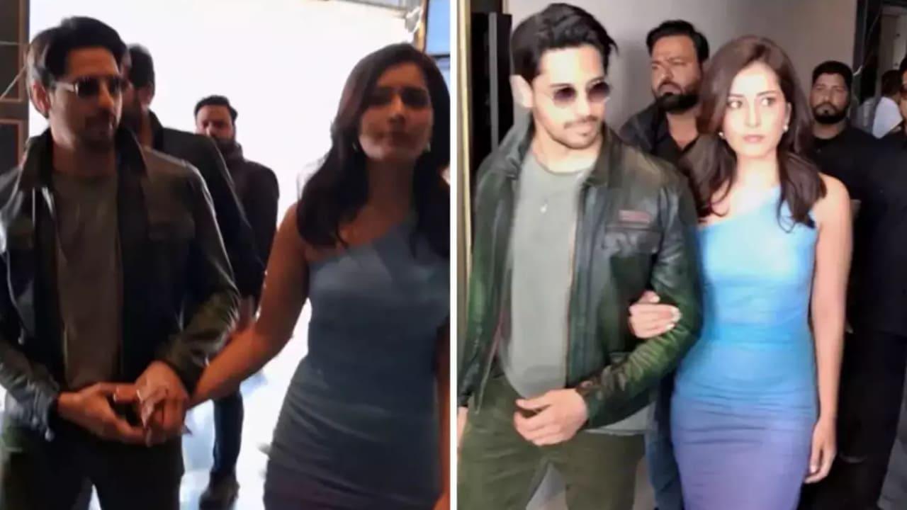 Sidharth Malhotra Upsets Kiara Advani Fans As He And Raashi Khanna Hold Hands At Yodha Promotions