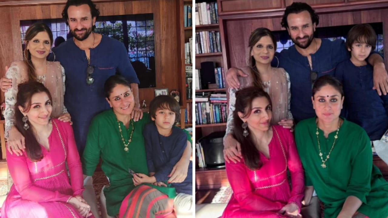 Inside Soha Ali Khan`s Eid Celebrations With Brother Saif Ali Khan, Kareena Kapoor And More