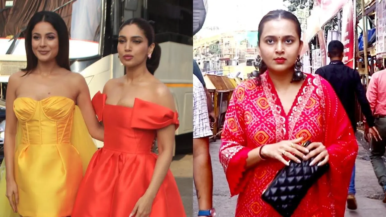 Celebs spotted in the city Bhumi and Shehnaaz promotes Thank You For Coming