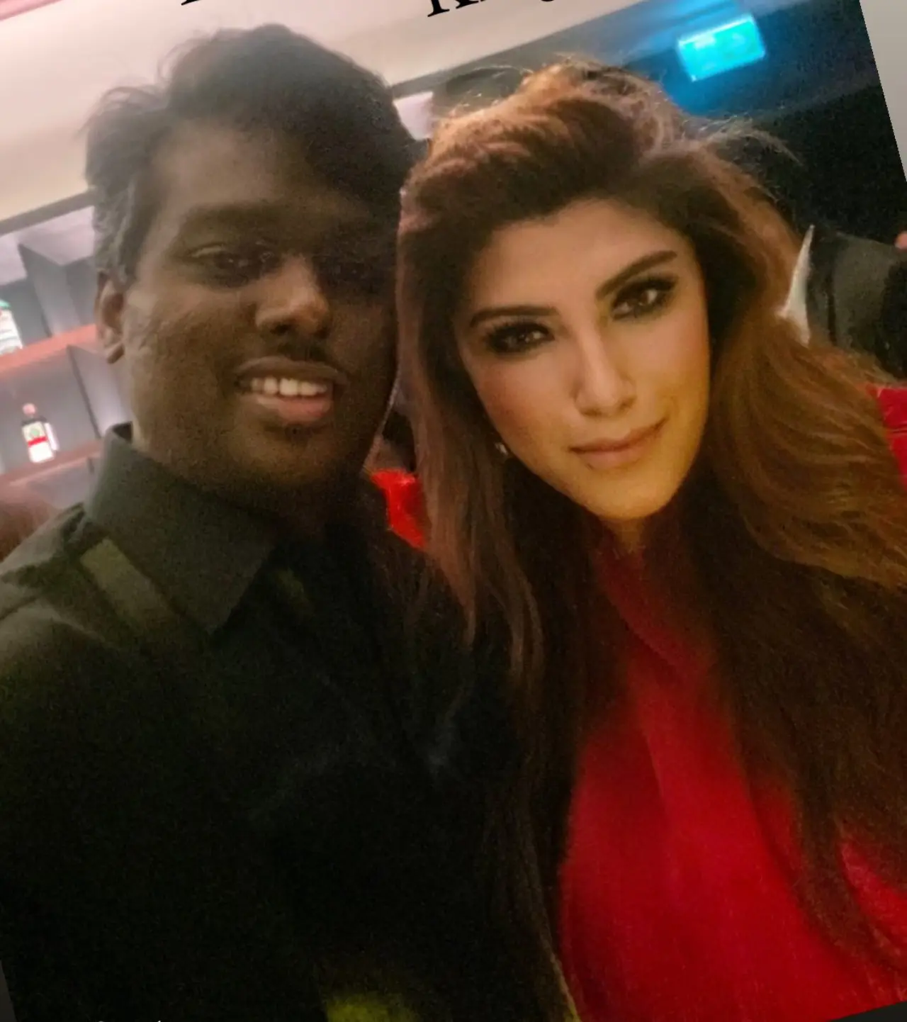 Filmmaker Atlee who directed SRK`s latest release `Jawan` also graced the party. Here is seen posing with Fauzia Adeel Butt, CEO of FAB Entertainment who shared pictures from inside the party on her Instagram stories