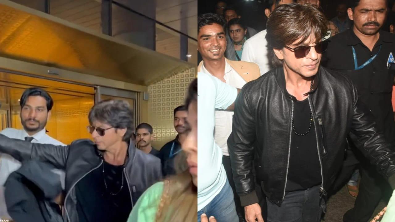 Shah Rukh Khan Pushes A Fan Away As He Tries To Click A Selfie With Him At The Airport, Watch Video