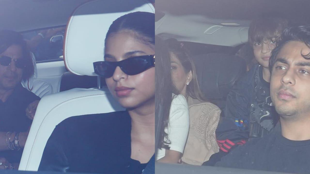 Shah Rukh Khan And Family Arrive In Jamnagar For Anant Ambani-Radhika Merchant Pre-Wedding Bash