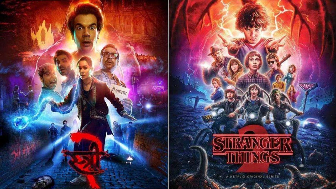 Netizens Draw Comparisons Between Stree 2 and Netflix`s Stranger Things Posters