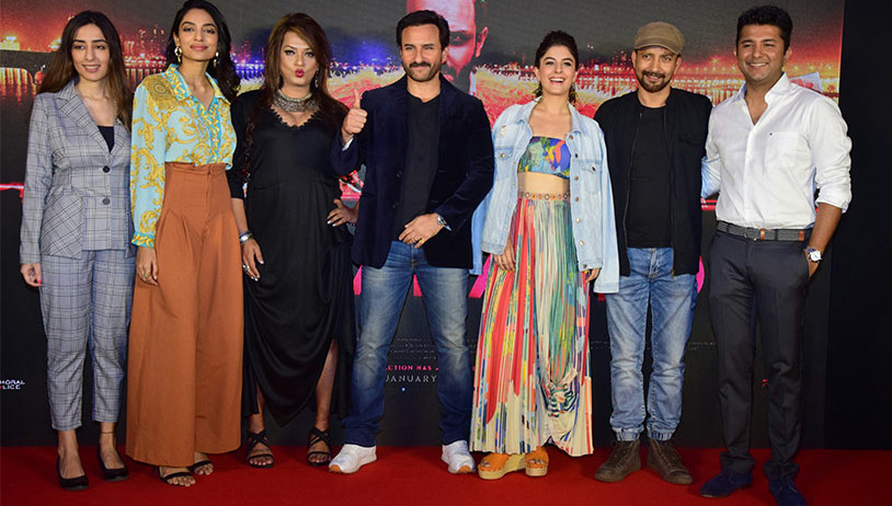 Kaalakaandi: Cast snapped at Swagpur Ka Chaudhary song launch