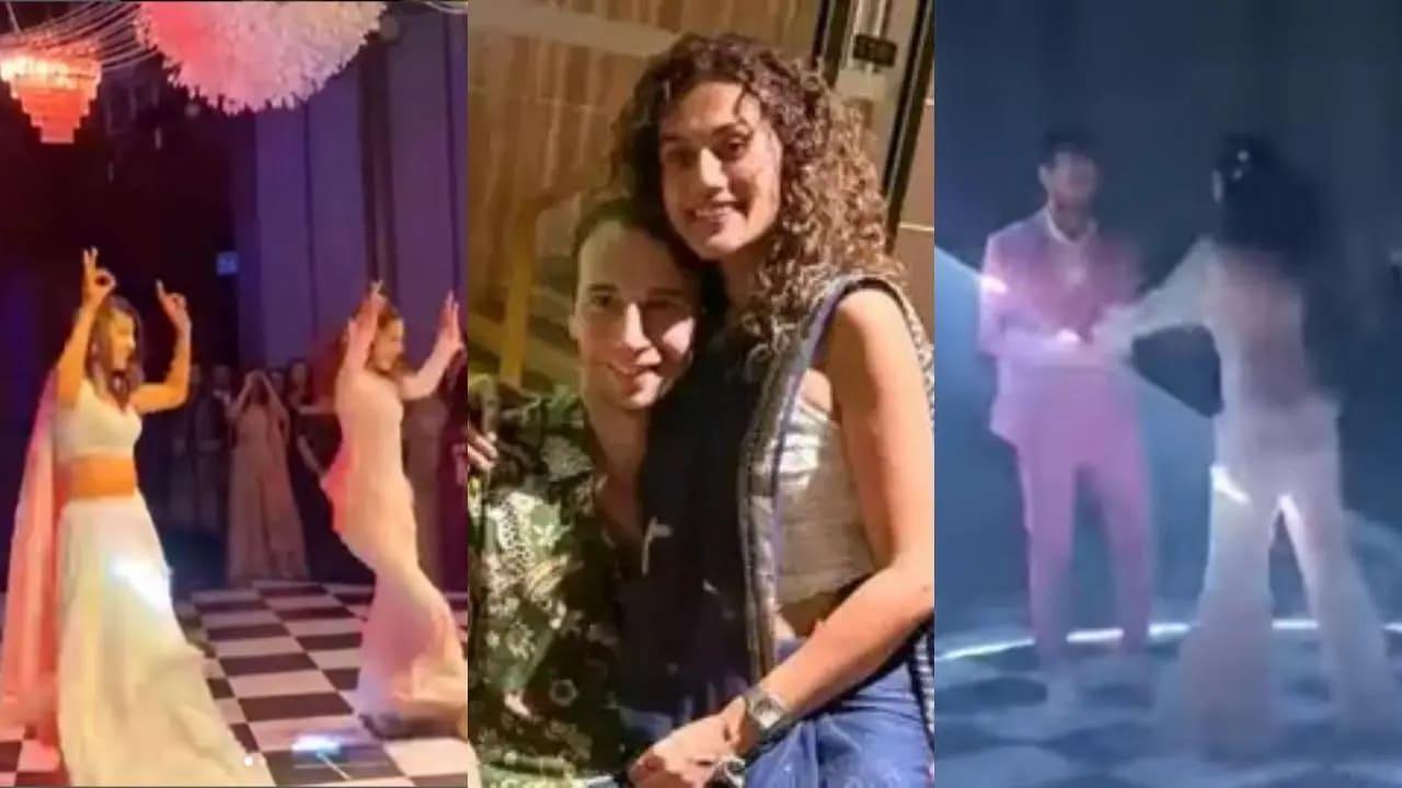 Taapsee Pannu Dances On This Romantic Track With Husband Mathias, Le Gayi With Shagun At Sangeet