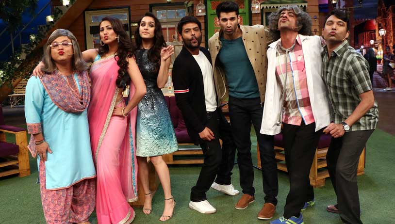 OK Jaanu: Shraddha and Aditya snapped on The Kapil Sharma Show
