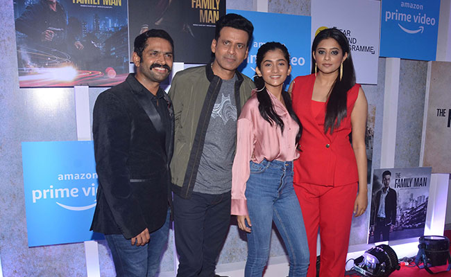 Manoj Bajpayee, Priyamani, Sharib Hashmi, The Family Man Manoj Bajpayee, Priyamani, Sharib Hashmi, The Family Man