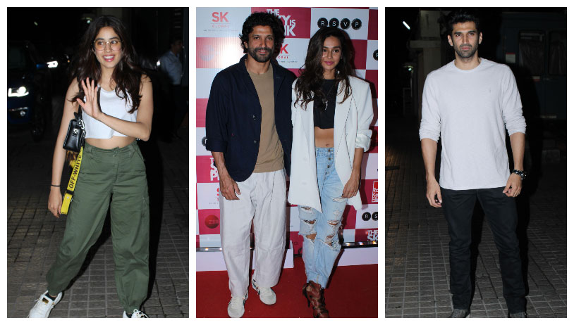 Farhan Akhtar hosts a grand premiere of The Sky Is Pink for Bollywood