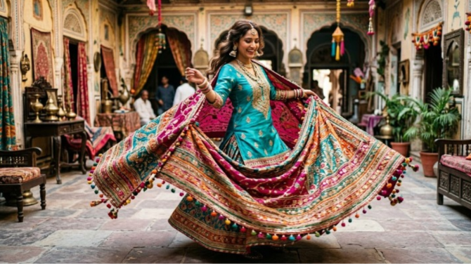 The statement dupatta