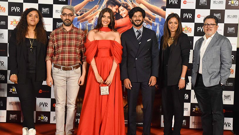 Sonam K Ahuja and Dulquer Salmaan bring their stylist best at The Zoya Factor Trailer Launch