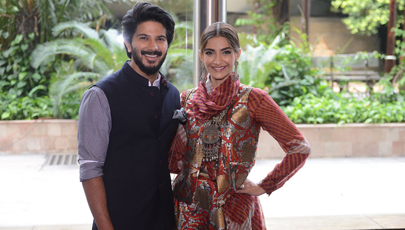 Sonam K Ahuja, Dulquer Salmaan promote The Zoya Factor in New Delhi