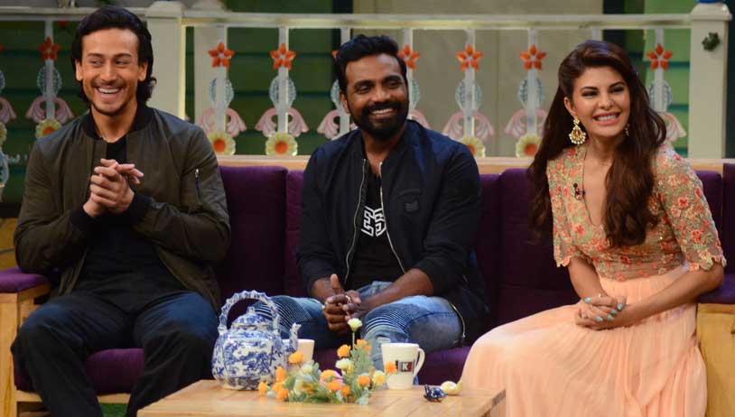 A Flying Jatt: Tiger, Jacqueline and Remo snapped on The Kapil Sharma Show