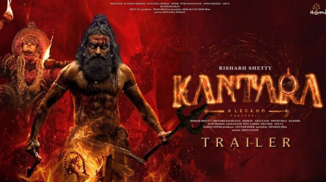 Striking Trailer Unveiled for Kantara: Chapter 1