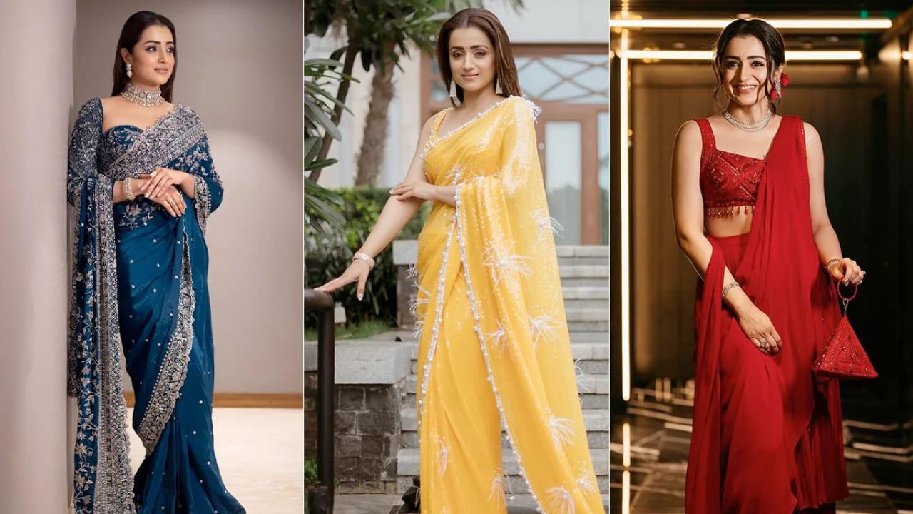 Trisha Krishnan Birthday: A Tour Inside The Leo Actress`s Ethnic Wardrobe