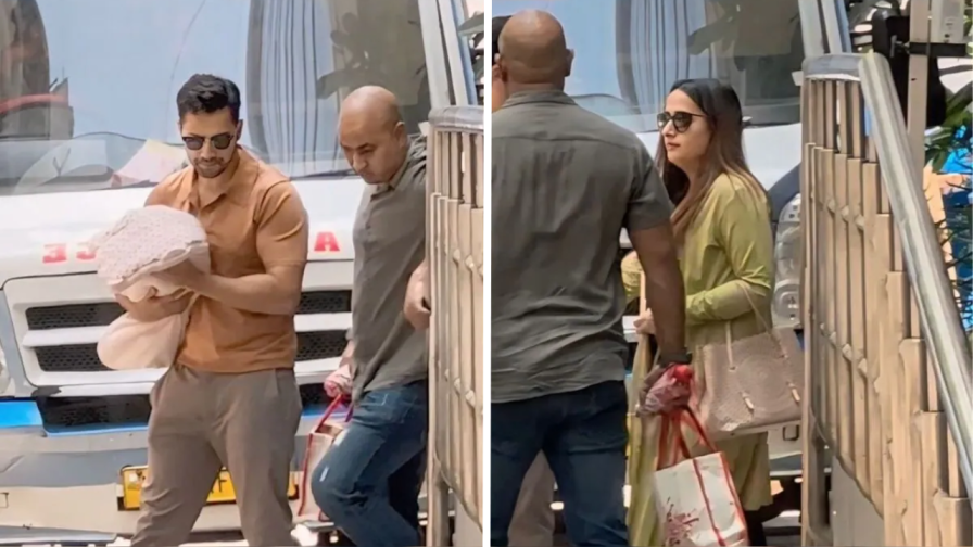 Varun Dhawan Heads Home from Hospital Three Days After Welcoming His Baby Girl Varun Dhawan Heads Home from Hospital Three Days After Welcoming His Baby Girl
