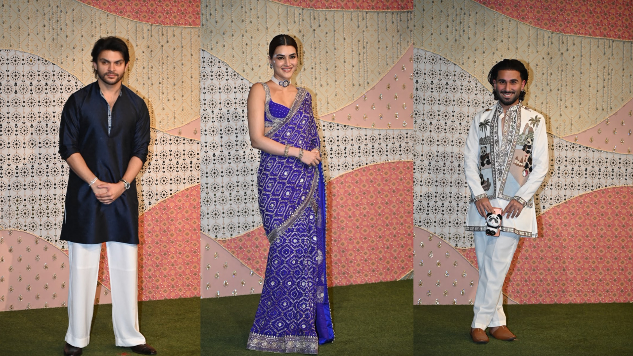 Veer Pahariya, Kriti Sanon and Orry