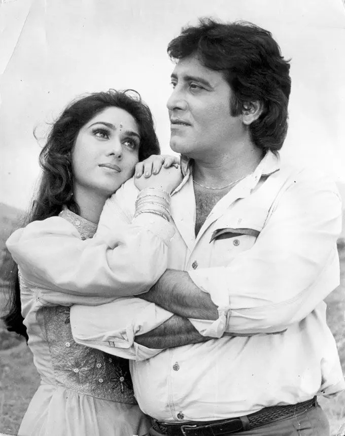 Vinod Khanna has been part of over 140 films. Till the very end, Khanna was active in Bollywood. His last few memorable screen outings were in Salman Khan`s Dabangg series and Shah Rukh Khan`s Dilwale in 2015. In picture: Vinod Khanna with Meenakshi Seshadri.