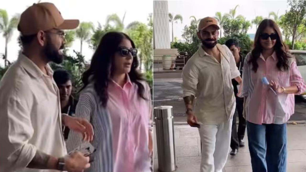Virat Kohli Makes First Appearance With Anushka After Announcing Test Retirement