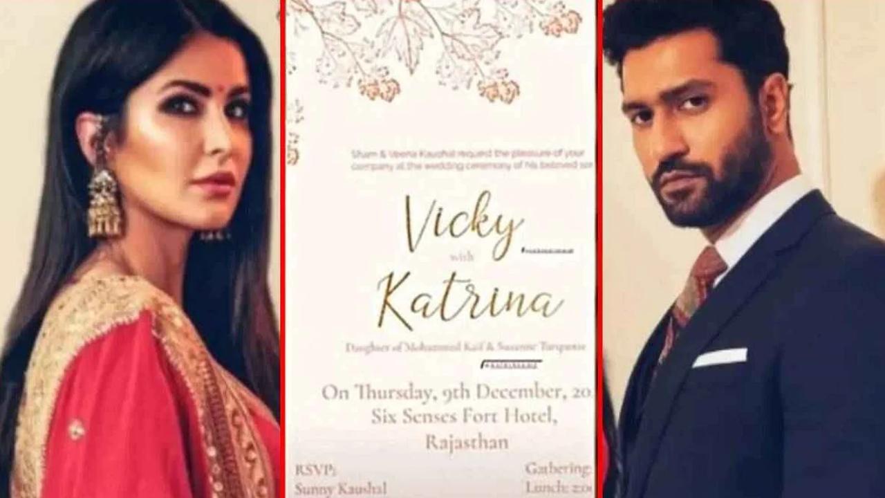 Vicky Kaushal-Katrina Kaif`s wedding card leaked online