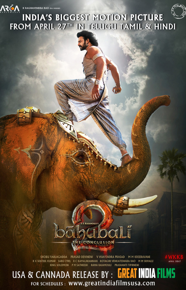 1. Baahubali 2: The Conclusion (2017)