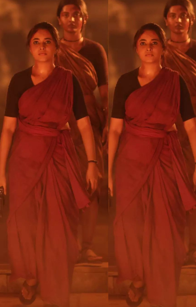 Actress Priyanka Mohan, who is playing the female in Dhanush-starrer `Captain Miller`