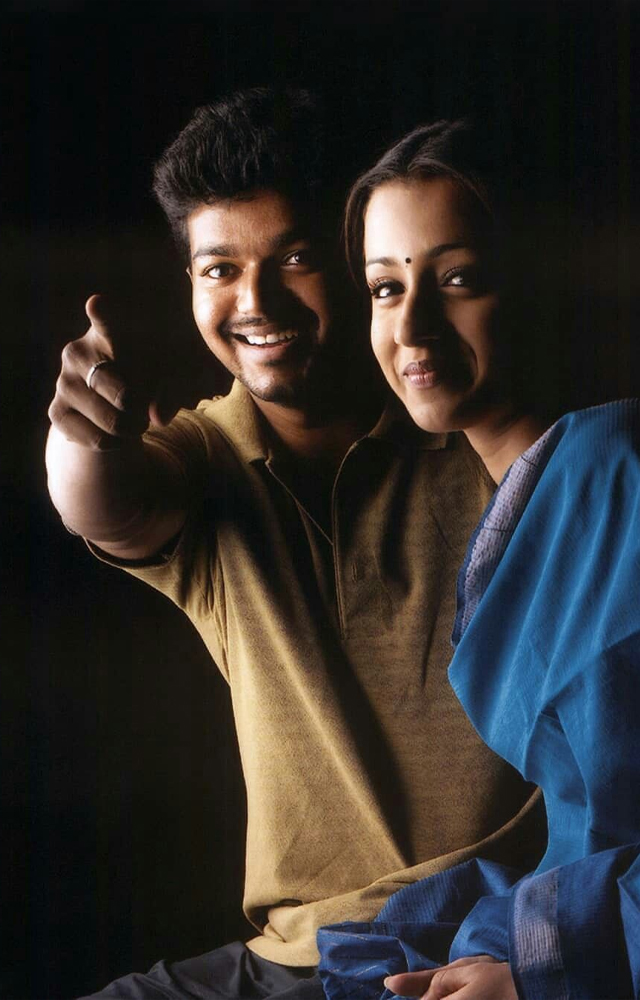 Vijay and Trisha exemplify star power in this glamorous portrait