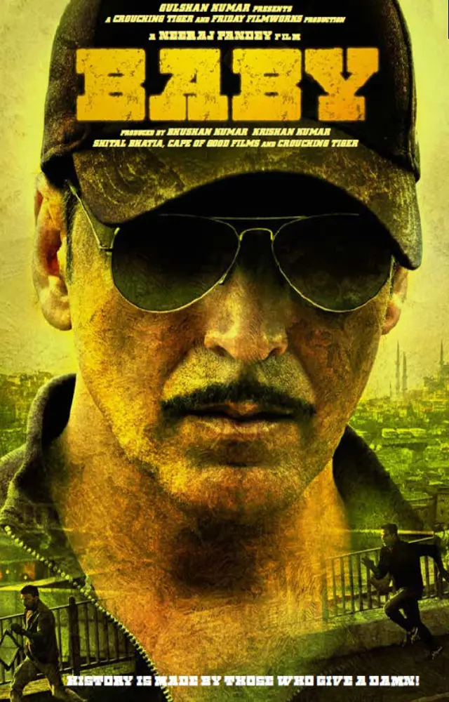 Akshay Kumar continues his successful streak with Neeraj Pandey in the patriotic thriller Baby, portraying a lethal undercover RAW agent.