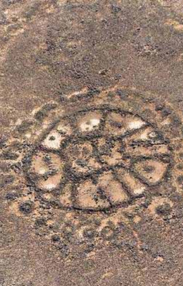 Mysterious wheel like structures in the Azraq Oasis have puzzled researchers. Their purpose and origin remain unclear, adding an air of intrigue to this desert 