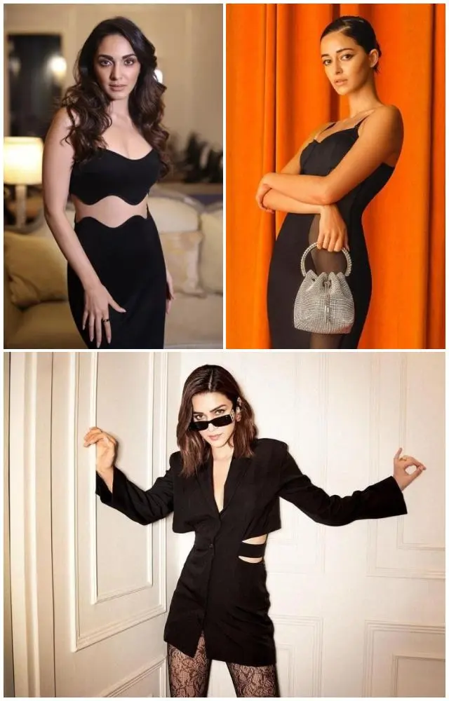Bollywood divas in black