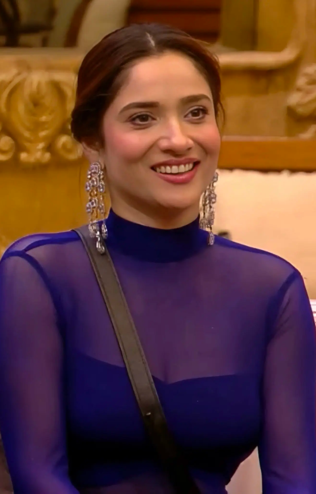 Follow in Ankita Lokhande`s fashion footsteps and rock this stunning cobalt blue body-hugging outfit.