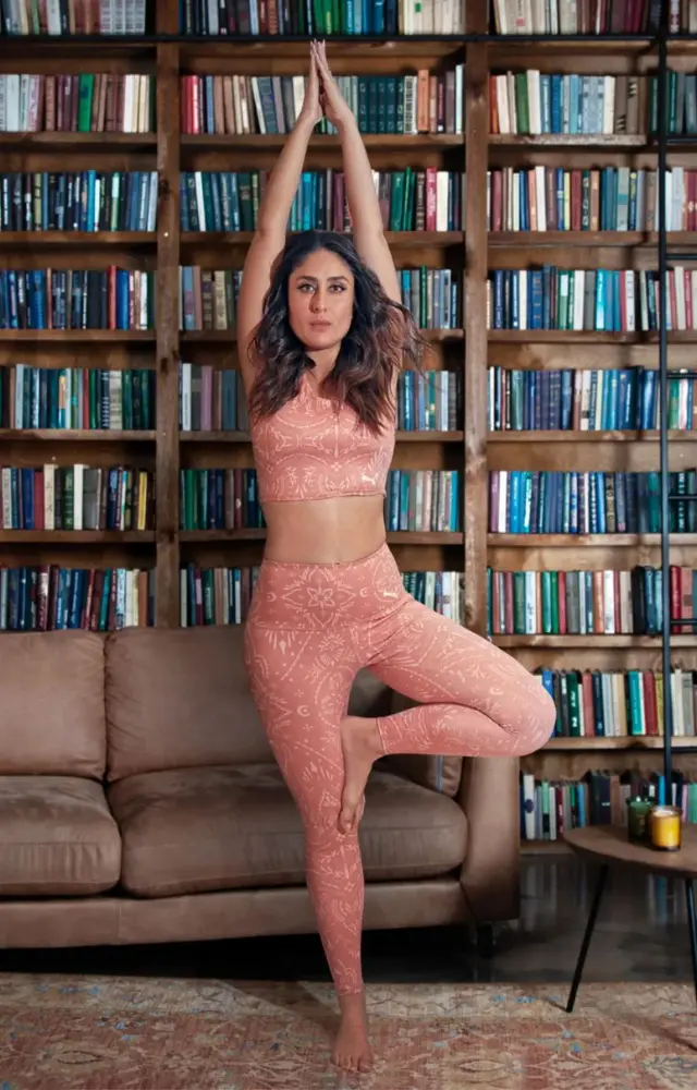 Kareena Kapoor`s commitment to staying fit and healthy resonates through her regular yoga practice	