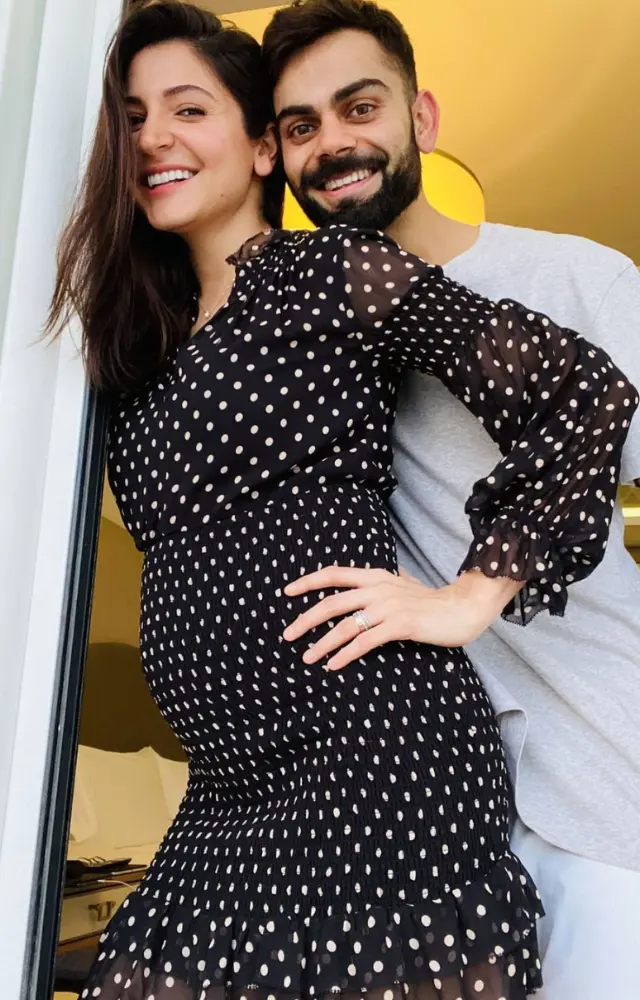 Anushka Sharma broke the internet after announcing her first pregnancy in a black polka dot dress.