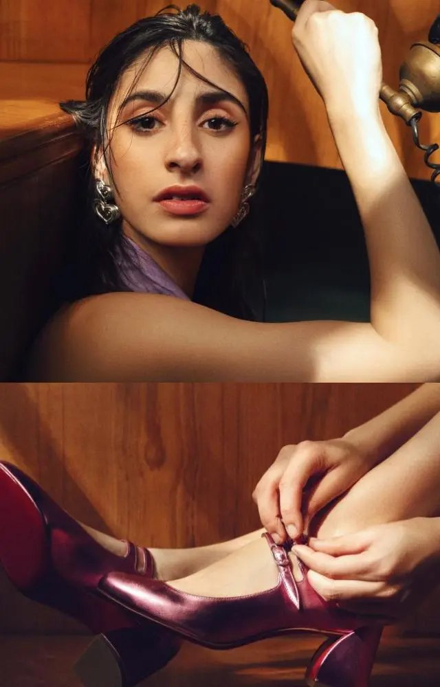 Dot. dazzles in Christian Louboutin