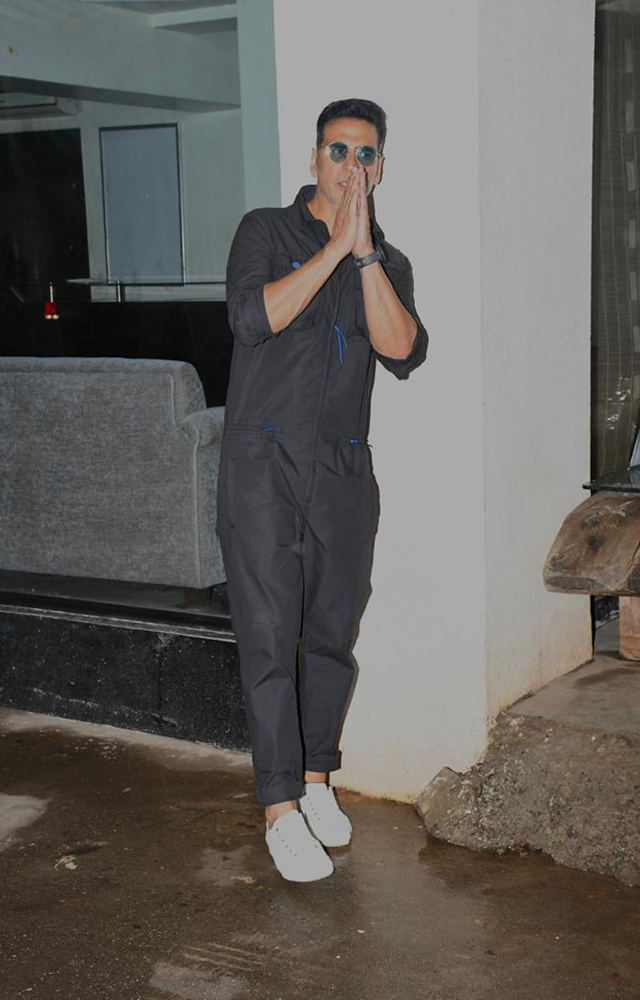 Akshay Kumar`s Dubbing Dhamaka in Juhu