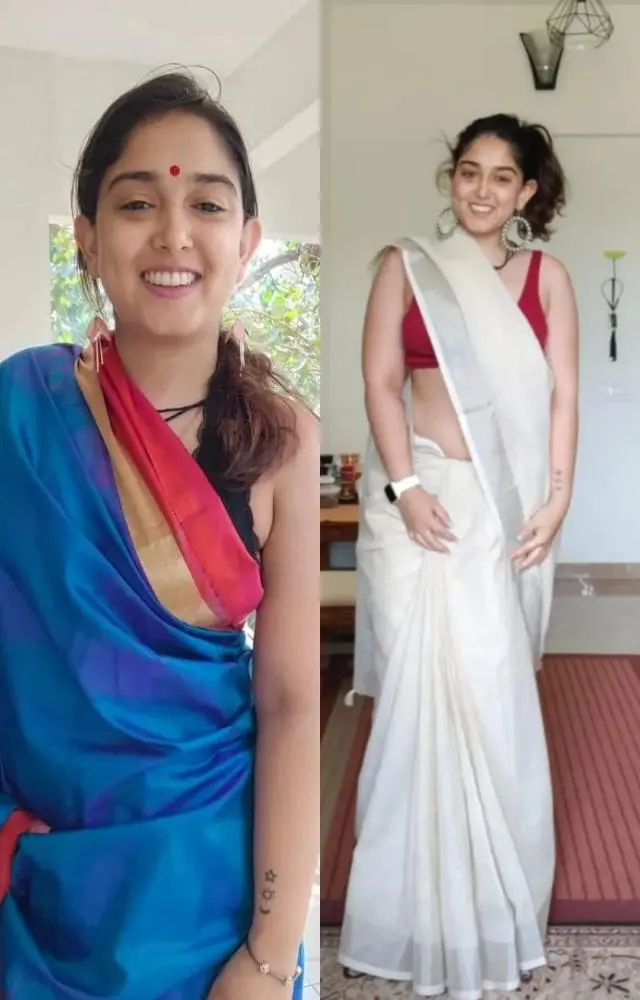 Ira Khan`s trendy saree collection
